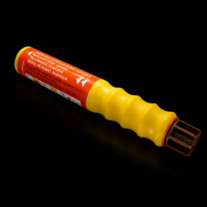 ORANGE HANDHELD SMOKE FLARE