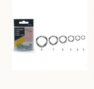 KINGFISHER STAINLESS STEEL SPLIT RINGS EX2