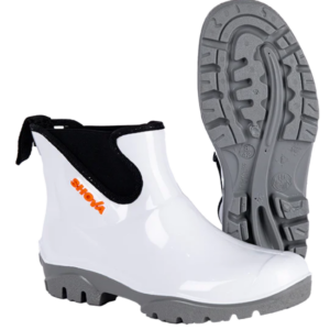 SHOVA WHITE CHELSEA ANKLE GUMBOOT