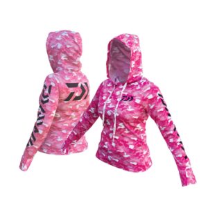 Daiwa Women’s Lightweight Pink Hoodie