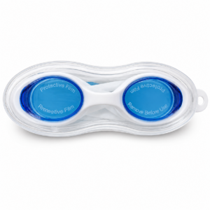 Silicone Kiddies Blue Goggles